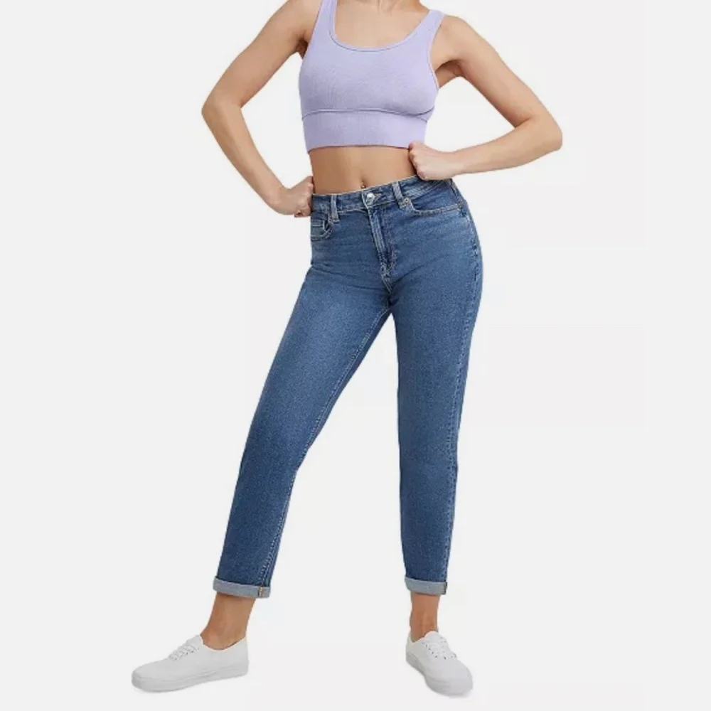 Hanes Women's Originals Cozywear Ribbed Longline Bralette OG116 - Picture 2 of 5